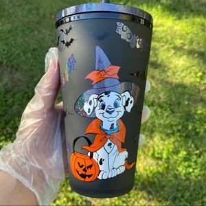 Dalmatian Halloween Starbucks  16 oz cup